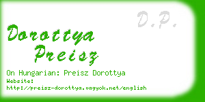 dorottya preisz business card